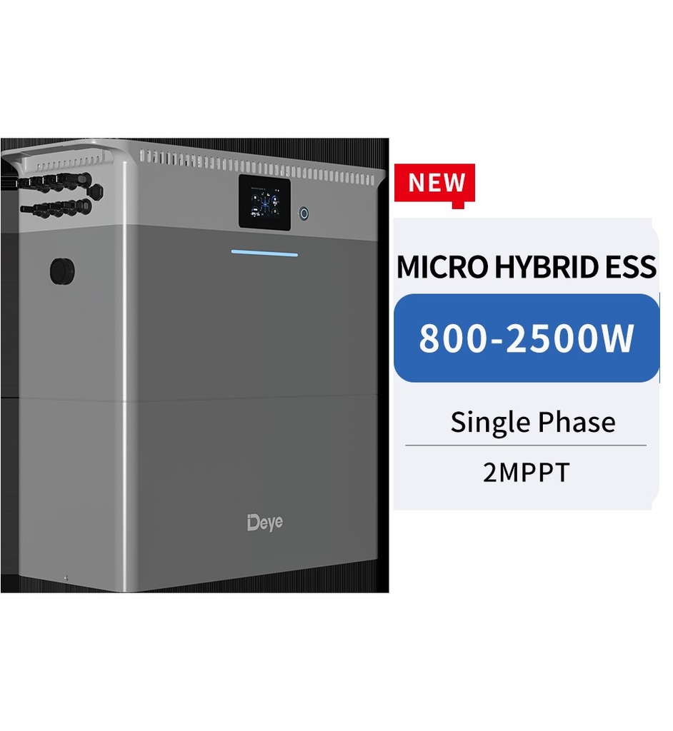 [SUN-BK160-5.12KWH-EU-AM-32L] DEYE-EU Micro Hybrid ESS 5.12kWh 1600W 32L
