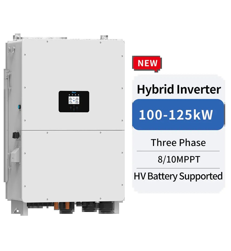 [SUN-125K-SG02HP3-EU-GM10] DEYE-EU High Voltage Hybrid Inverter Three Phase 125kW SG02